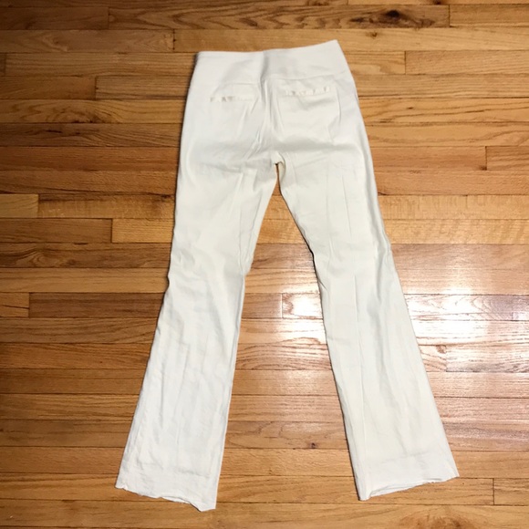 Vintage Y2k Linen Coastal Cottage Western Coquette summer beach wide flare - Picture 3 of 8